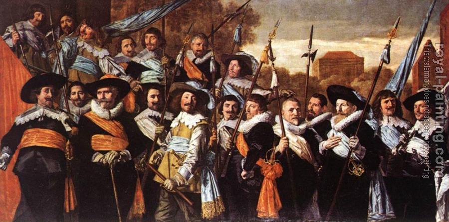 Frans Hals : Officers And Sergeants Of The St Hadrian Civic Guard